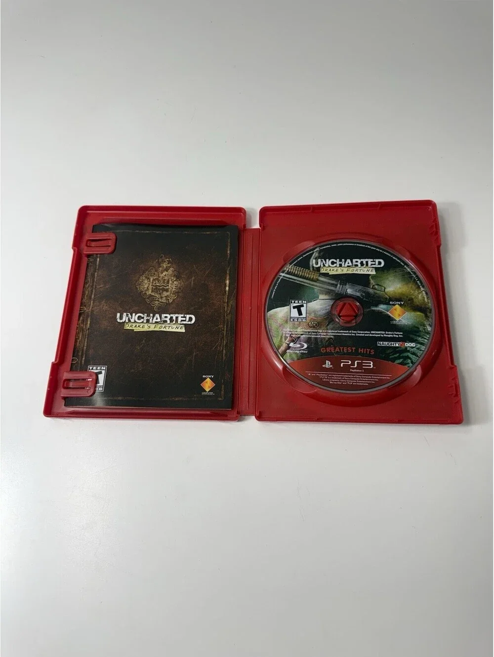 Drake's Fortune Greatest Hits Uncharted:   (Sony PS3, 2007) Complete With Manual